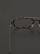 8.6g Ultra-Lightweight PURE Titanium Men's Eyeglass Frames - Slim & Comfortable Daily Use