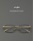 9.8gUltra-Lightweight PURE Titanium Men's Eyeglass Frames