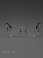 8.2g Ultra-Lightweight PURE Titanium Men's Eyeglass Frames - Slim, Sweat-Resistant & Fade-Proof for Business & Daily Comfort