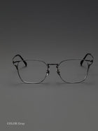 8.2g Ultra-Lightweight PURE Titanium Men's Eyeglass Frames - Slim, Sweat-Resistant & Fade-Proof for Business & Daily Comfort