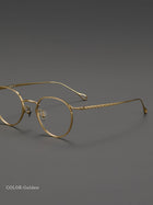 9.7g Ultra-Lightweight PURE Titanium Men's Eyeglass Frames - Slim & Comfortable Daily Use