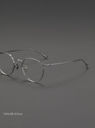 9.7g Ultra-Lightweight PURE Titanium Men's Eyeglass Frames - Slim & Comfortable Daily Use