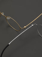 6.8g Ultra-Lightweight PURE Titanium Men's Eyeglass Frames - Slim & Comfortable Daily Use