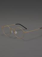6.8g Ultra-Lightweight PURE Titanium Men's Eyeglass Frames - Slim & Comfortable Daily Use