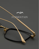 9.8gUltra-Lightweight PURE Titanium Men's Eyeglass Frames