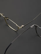 8.2g Ultra-Lightweight PURE Titanium Men's Eyeglass Frames - Slim, Sweat-Resistant & Fade-Proof for Business & Daily Comfort