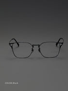 8.2g Ultra-Lightweight PURE Titanium Men's Eyeglass Frames - Slim, Sweat-Resistant & Fade-Proof for Business & Daily Comfort